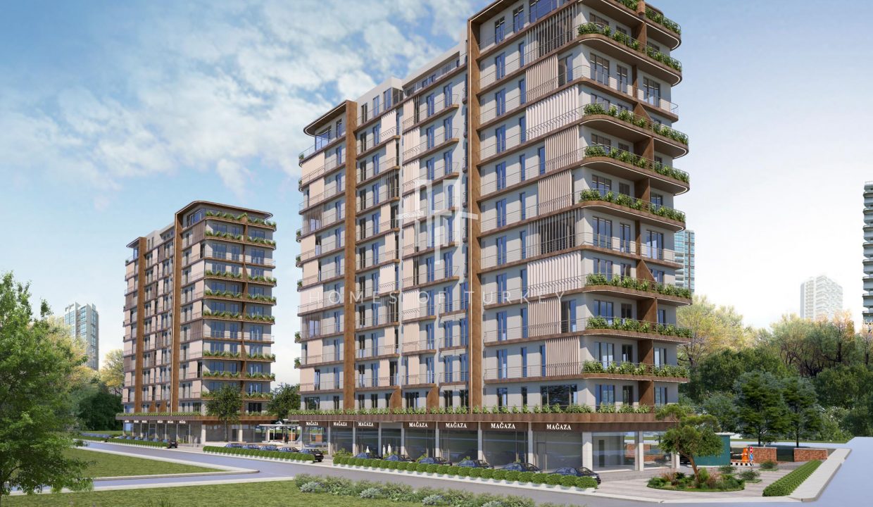 Apartments for Sale in Installments Next to the Metro in Kağıthane Center 2