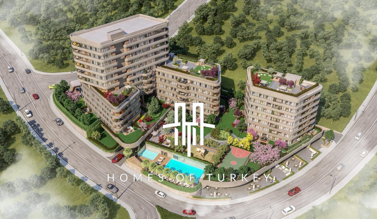 Flats for Sale in a Green Complex Neighboring the Financial Center in Ümraniye 1,