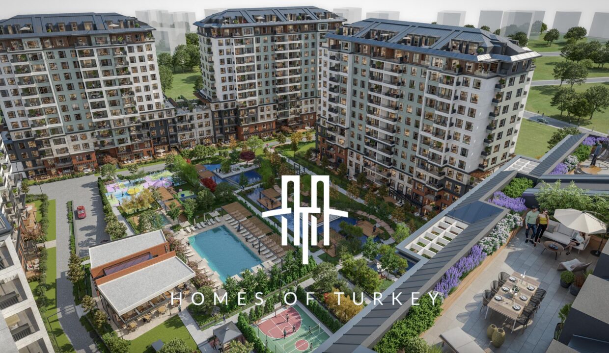 Flats in a Project Standing Out with Its Architectural Structure in Beylikdüzü 15