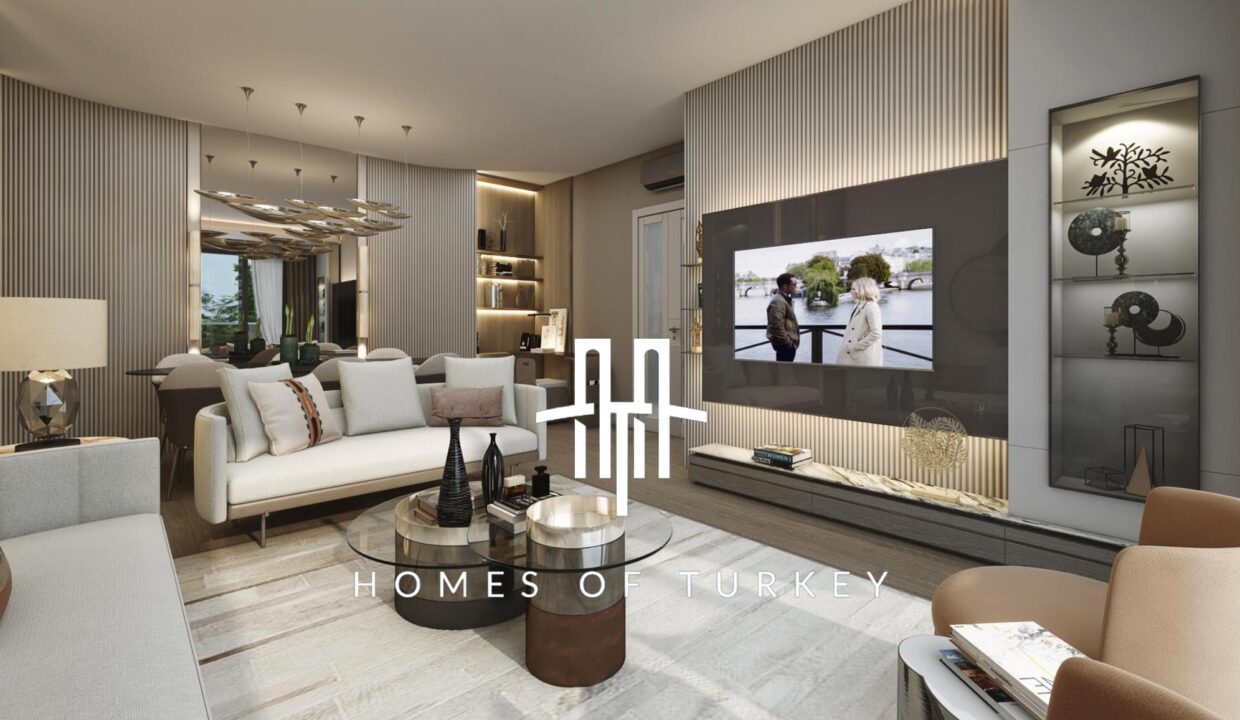Flats in a Project Standing Out with Its Architectural Structure in Beylikdüzü 18