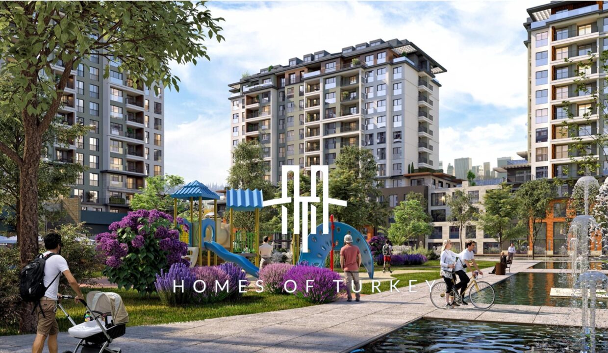 Flats in a Project Standing Out with Its Architectural Structure in Beylikdüzü 9