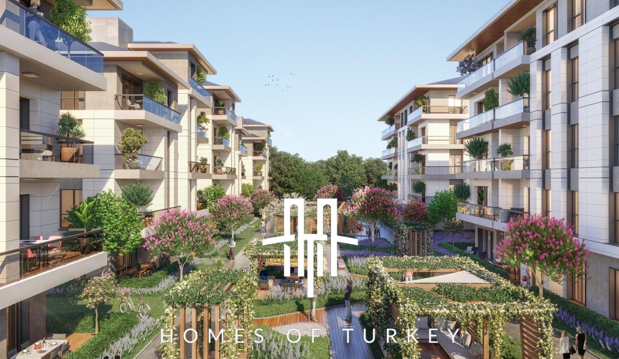 Horizontal Architectural Design Family Concept Apartments for Sale in Istanbul, Başakşehir 1
