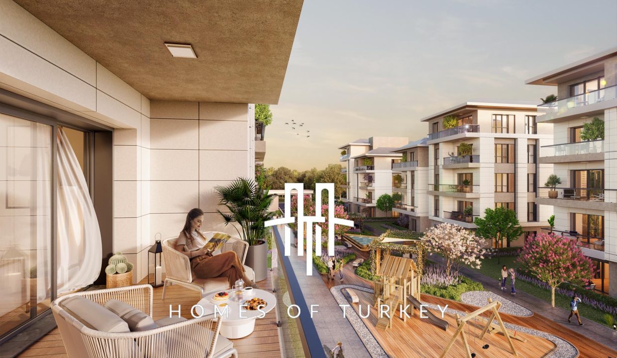 Horizontal Architectural Design Family Concept Apartments for Sale in Istanbul, Başakşehir 3