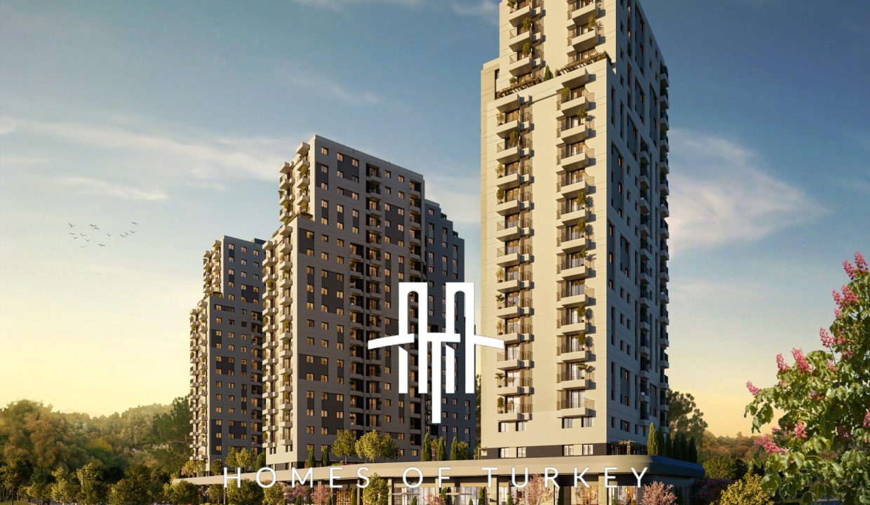 Istanbul, Flats for Sale in a Complex with Social Facilities on Basın Ekspres Road 1