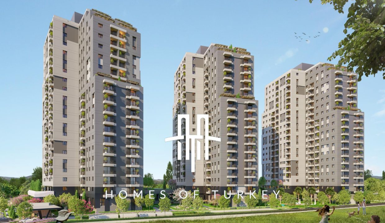 Istanbul, Flats for Sale in a Complex with Social Facilities on Basın Ekspres Road 3