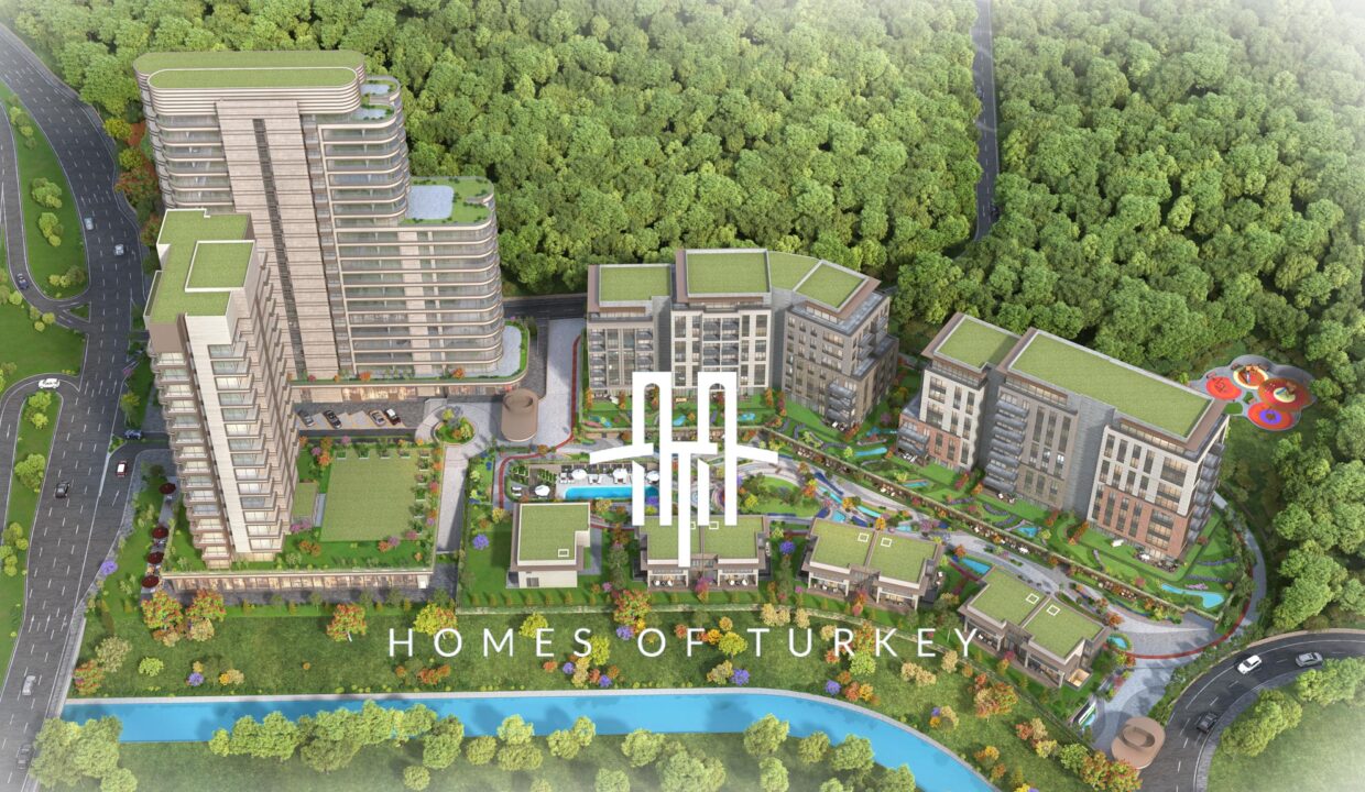 Luxury Apartments with Installments Neighboring Belgrad Forest in Sariyer 1