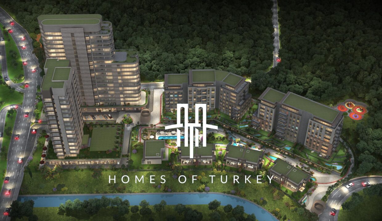 Luxury Apartments with Installments Neighboring Belgrad Forest in Sariyer 15
