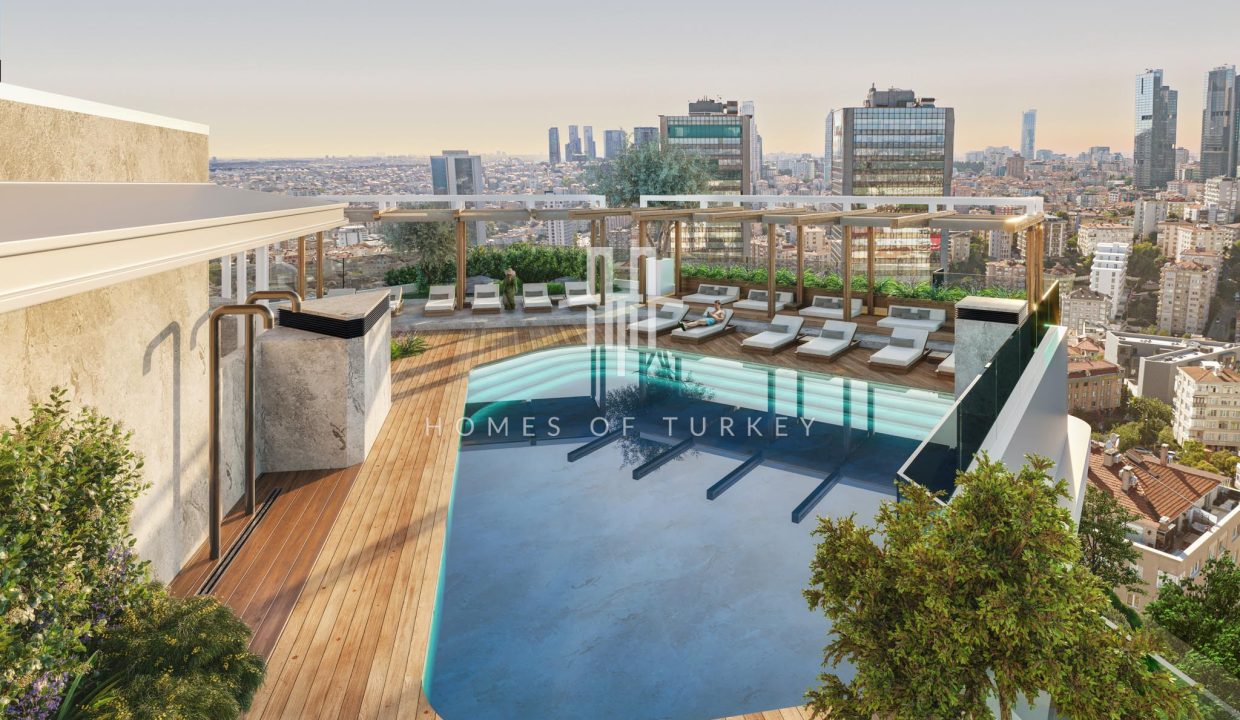 Luxury Flats in Installments with Bosphorus View in the Heart of Beşiktaş 13-2