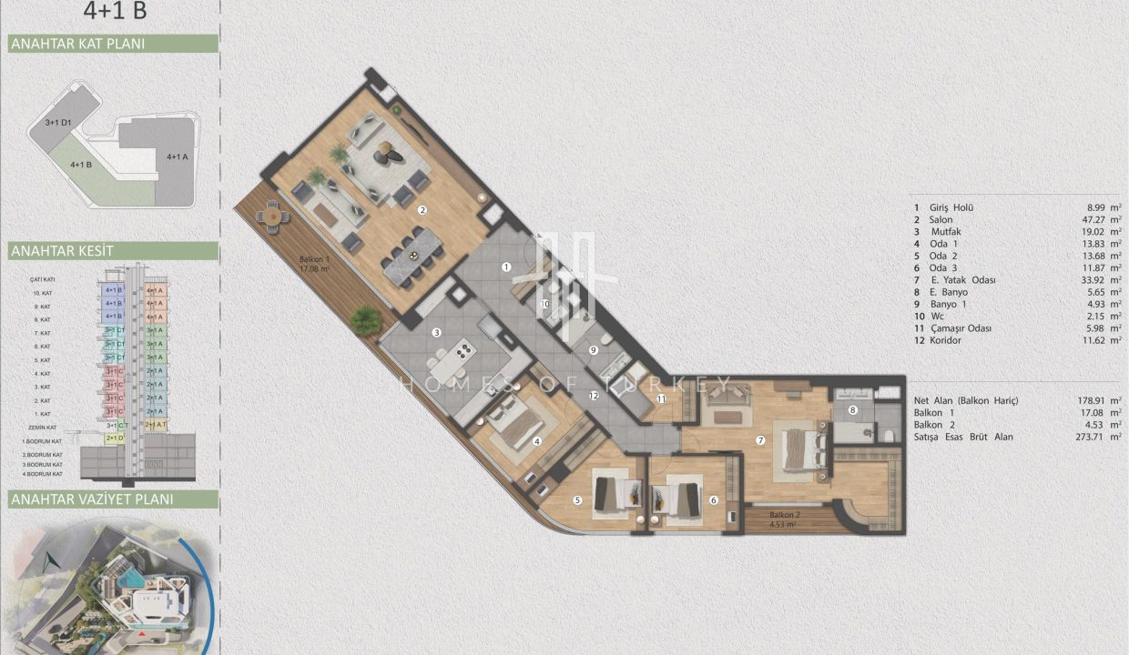 Luxury Flats in Installments with Bosphorus View in the Heart of Beşiktaş 25