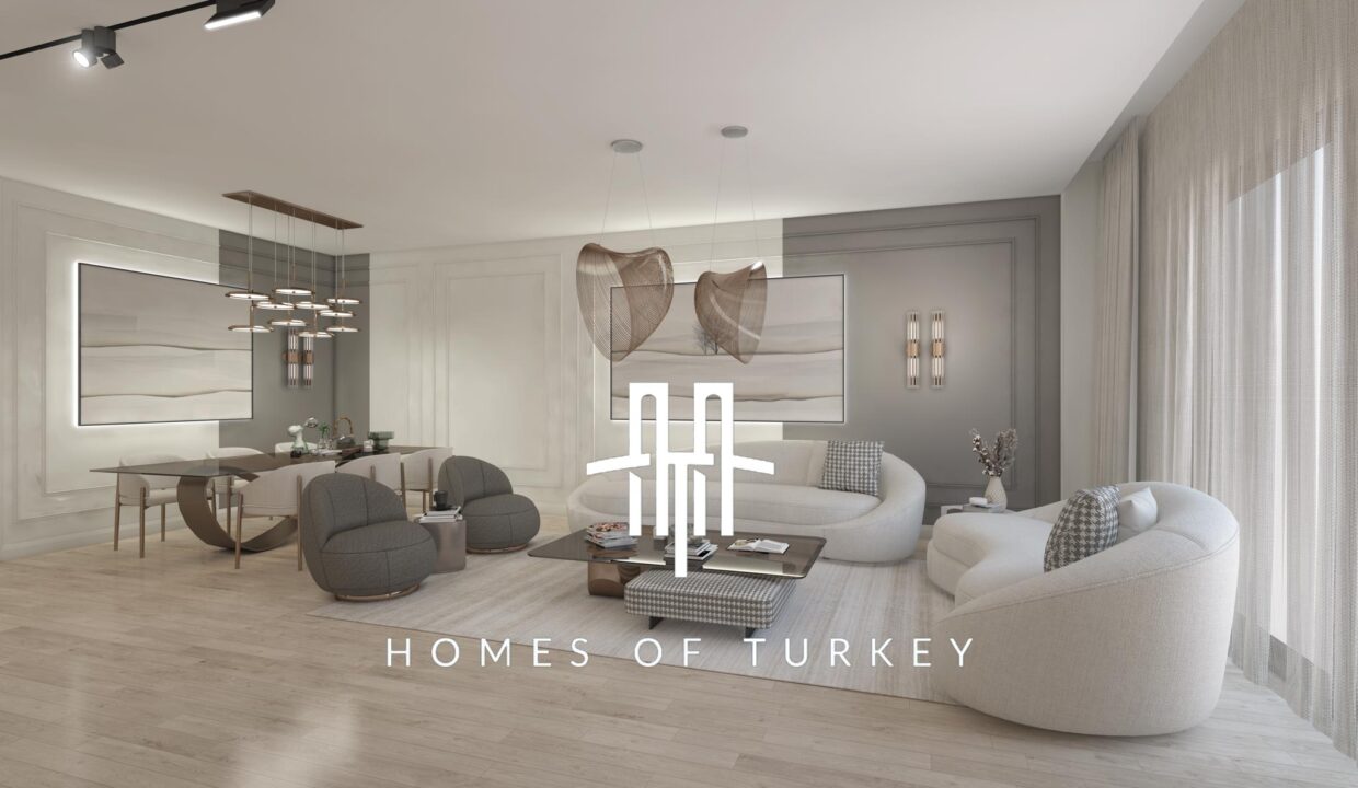 Luxury Villas with Private Garden for Sale in Installments in Istanbul Bahçeşehir 15