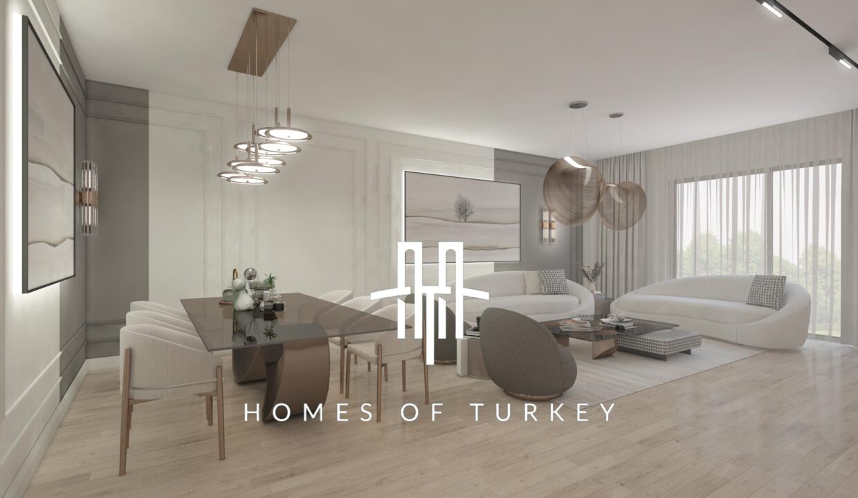 Luxury Villas with Private Garden for Sale in Installments in Istanbul Bahçeşehir 16