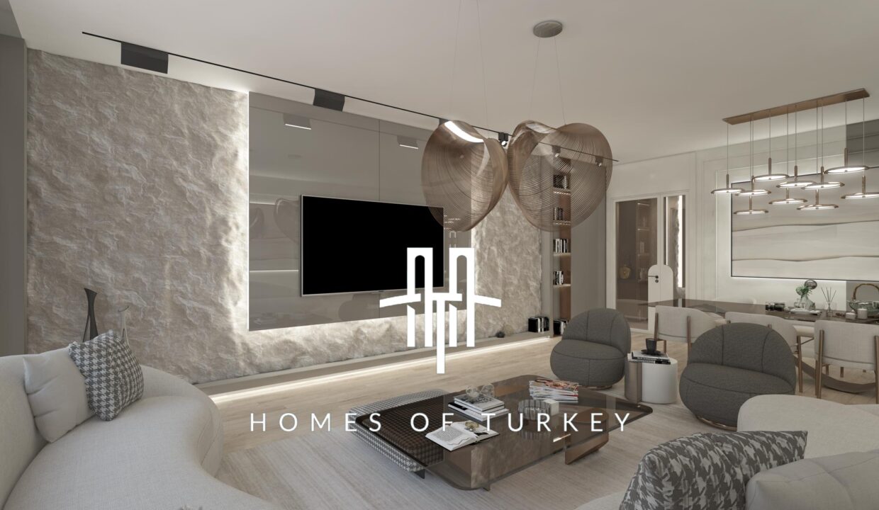 Luxury Villas with Private Garden for Sale in Installments in Istanbul Bahçeşehir 17