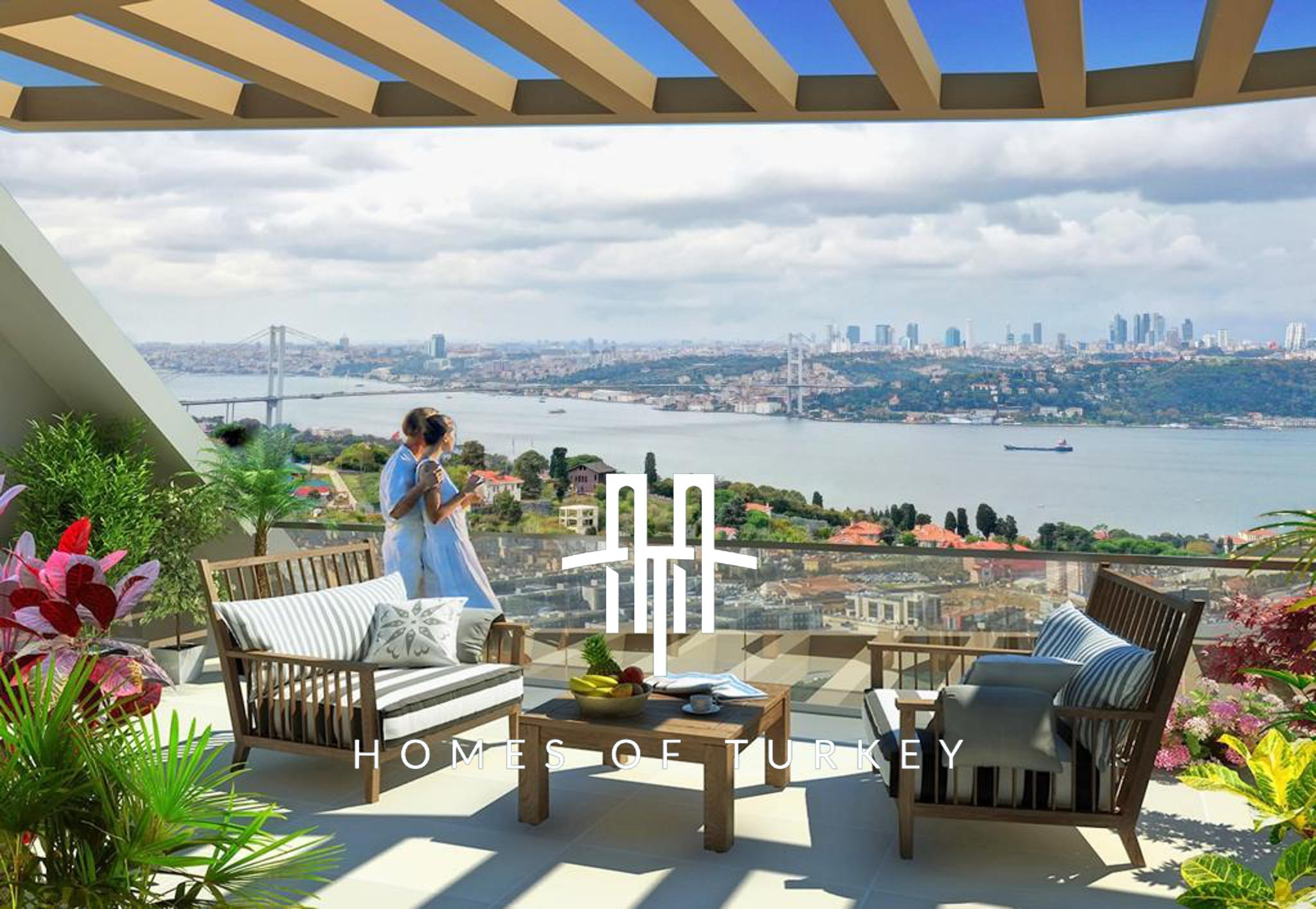 Modern Apartments with Bosphorus View in Üsküdar, Çengelköy