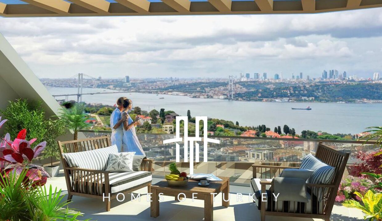 Modern Apartments with Bosphorus View in Üsküdar, Çengelköy 1