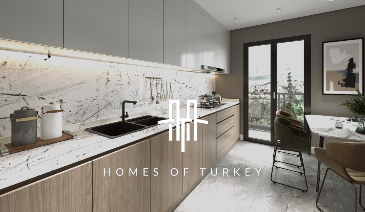 Modern Apartments with Bosphorus View in Üsküdar, Çengelköy 12,