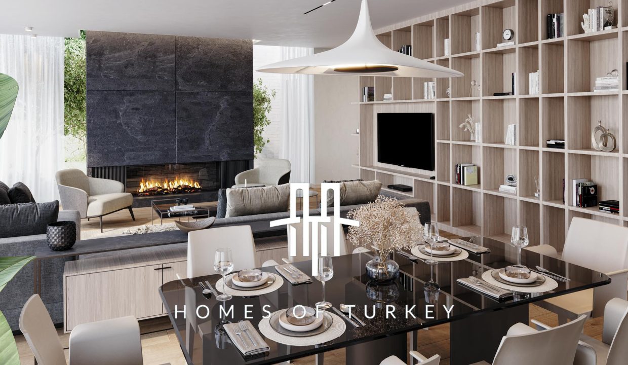 Modern Villas Intertwined with Nature in Cekmekoy, Istanbul 15
