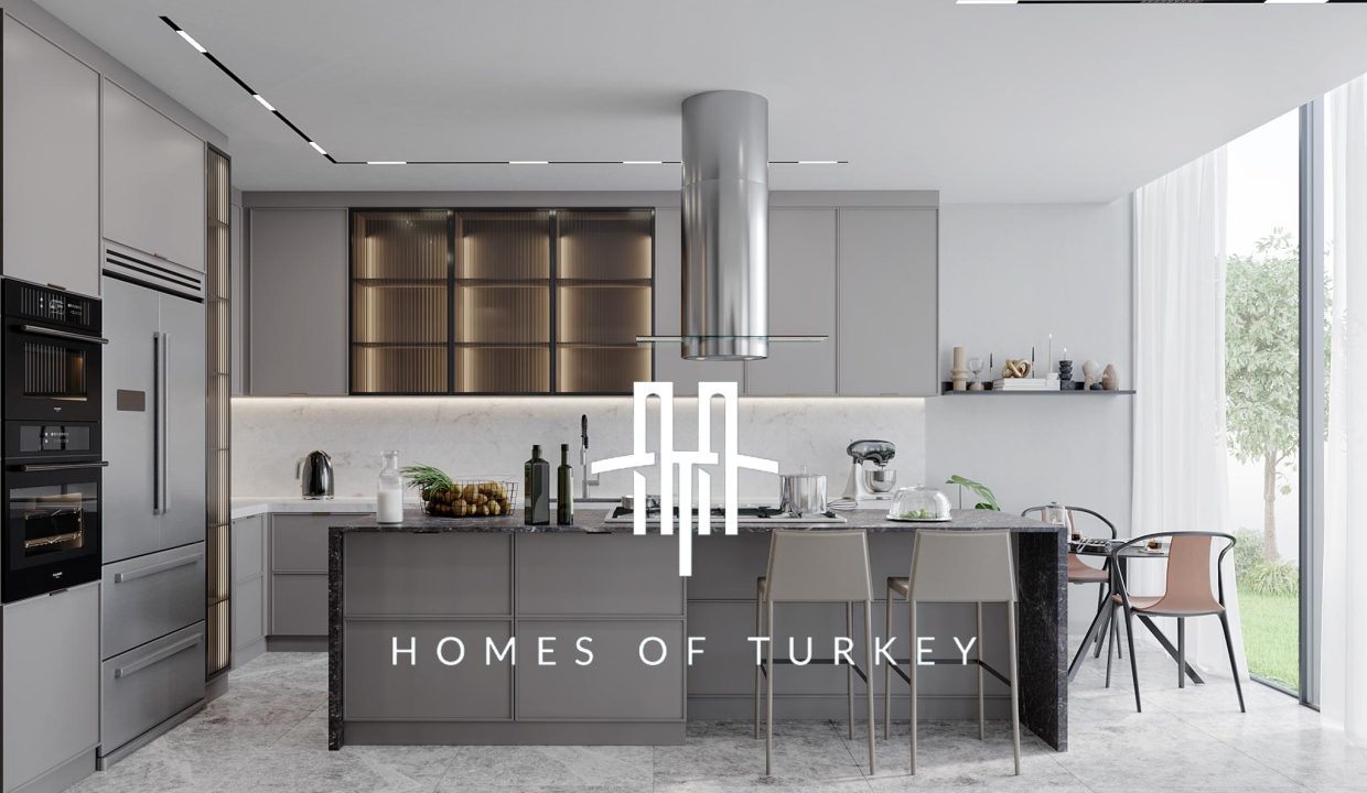 Modern Villas Intertwined with Nature in Cekmekoy, Istanbul 18,