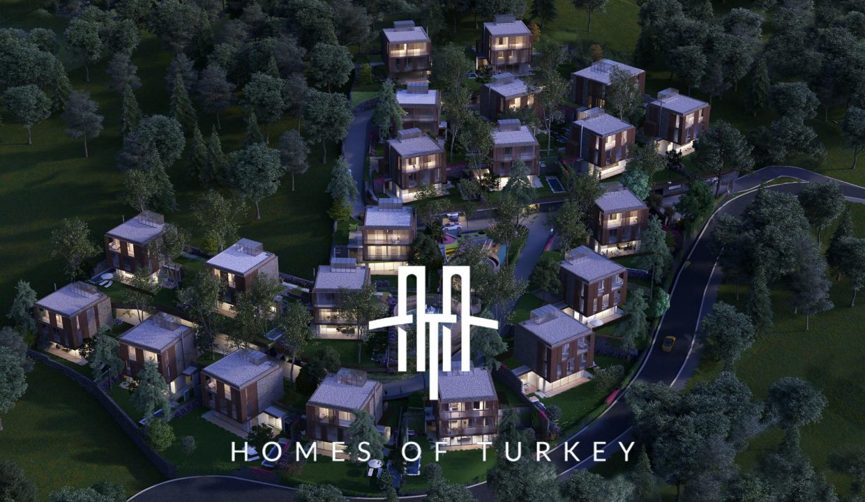 Modern Villas Intertwined with Nature in Cekmekoy, Istanbul 2