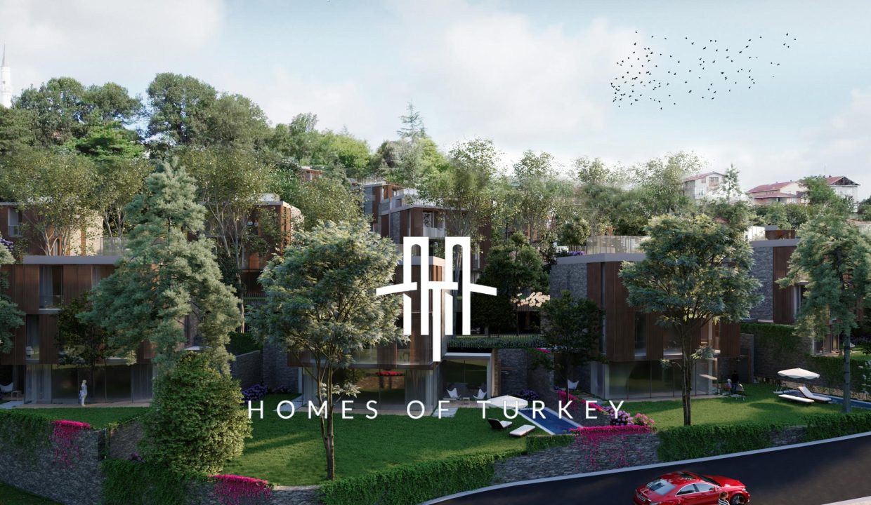 Modern Villas Intertwined with Nature in Cekmekoy, Istanbul 3,,,