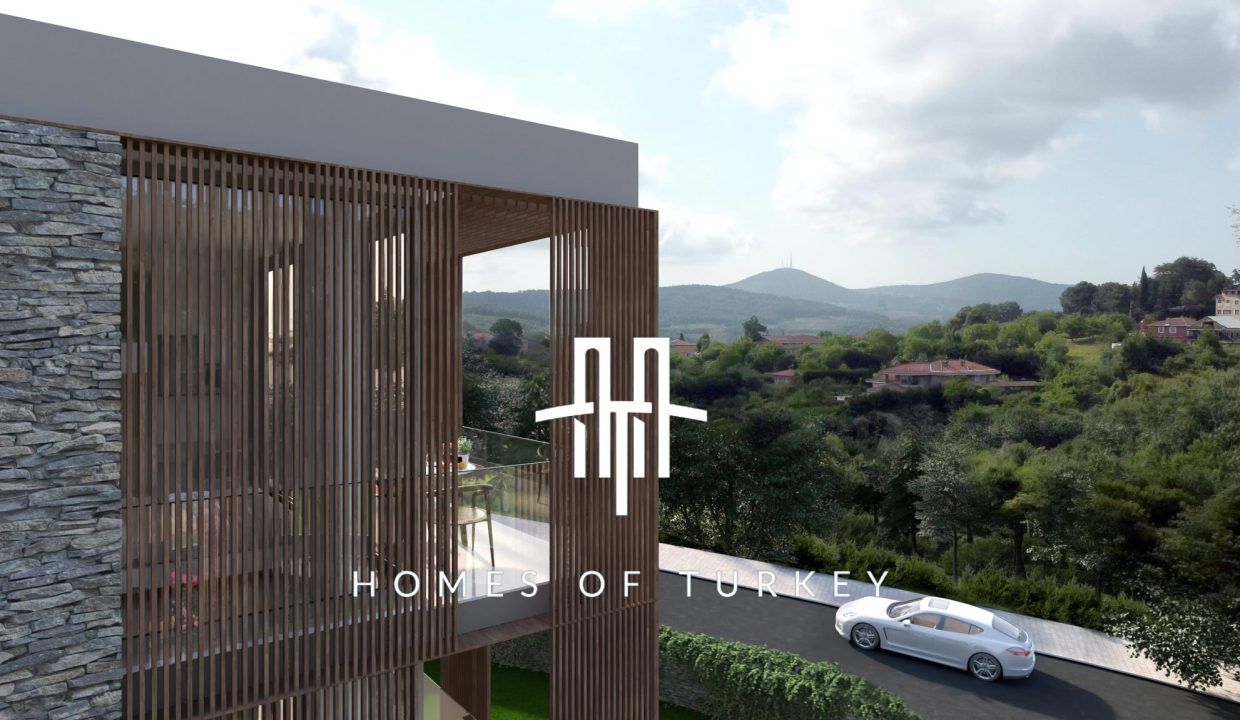Modern Villas Intertwined with Nature in Cekmekoy, Istanbul 7