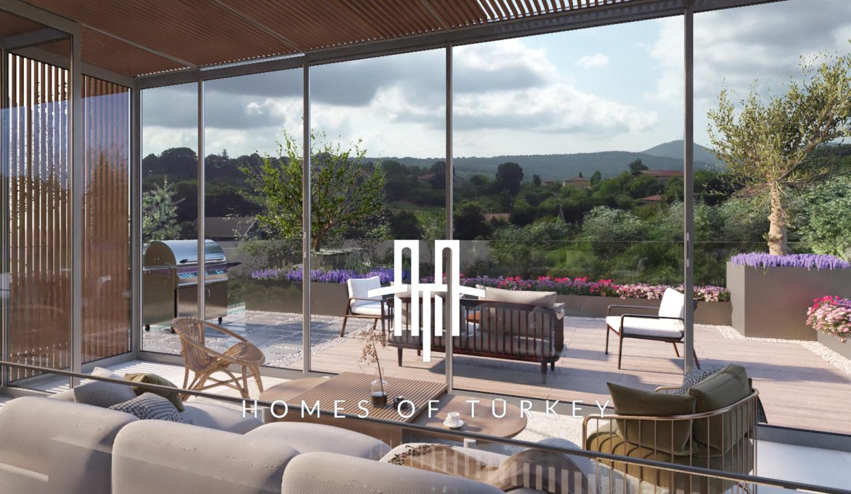 Modern Villas Intertwined with Nature in Cekmekoy, Istanbul 8