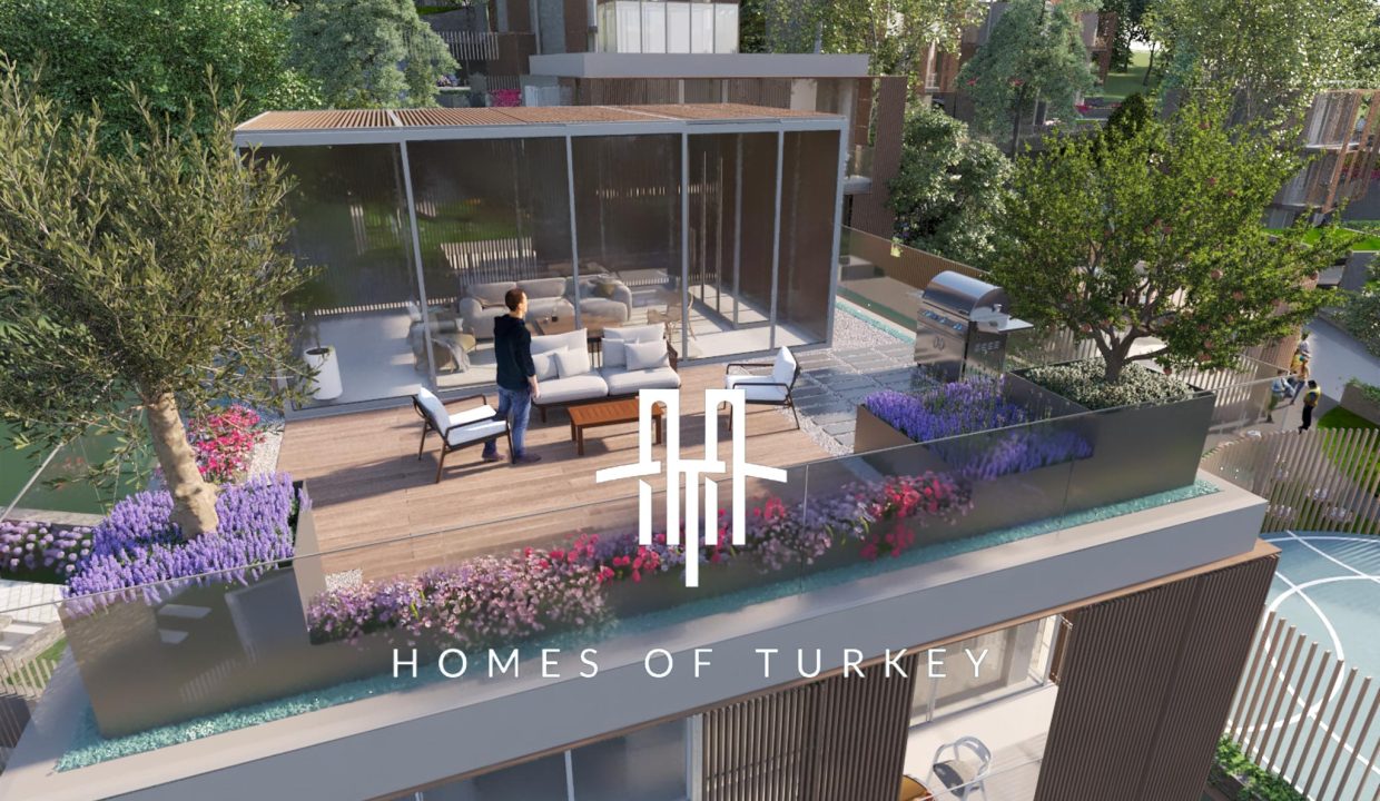 Modern Villas Intertwined with Nature in Cekmekoy, Istanbul 9