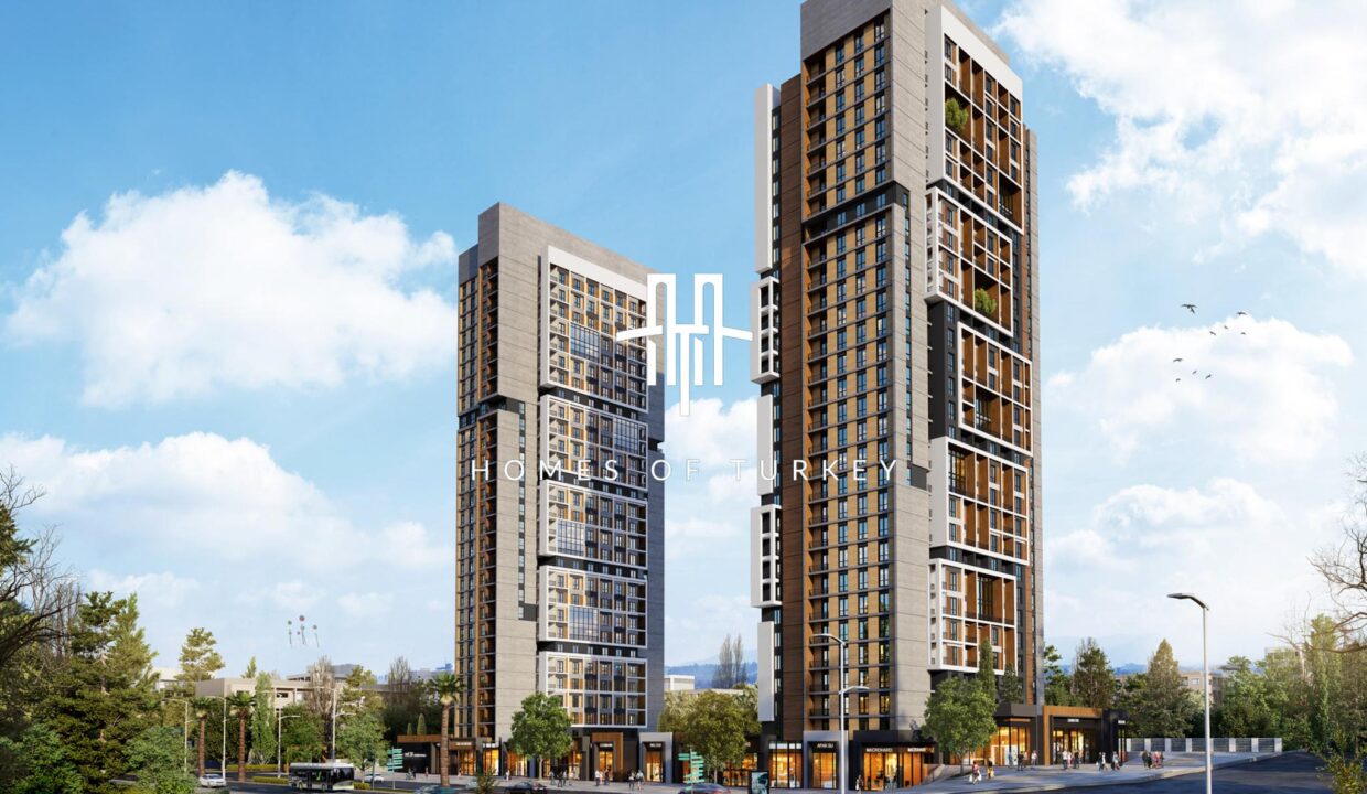 Apartments for Sale in a Complex Next to the Metro in Bagcilar, Istanbul 1,,