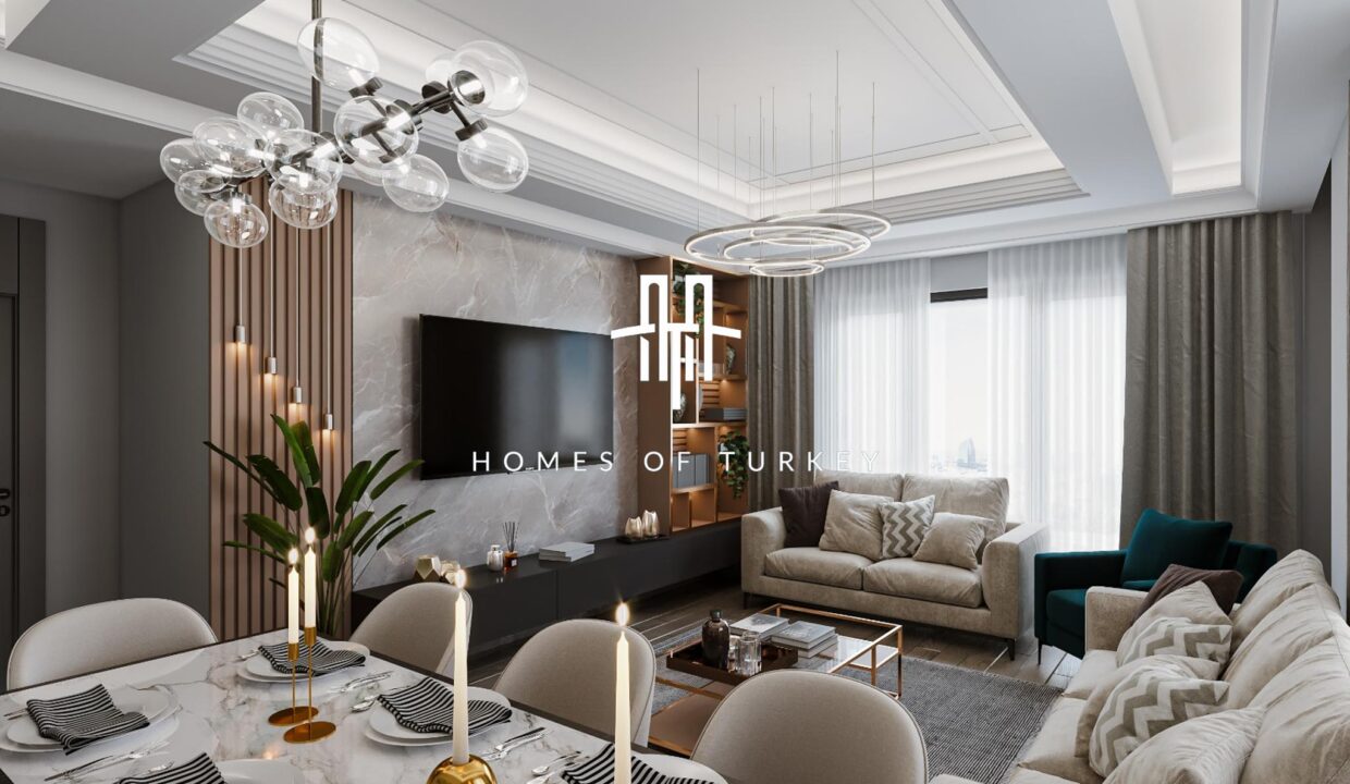 Apartments with Installment in the Center of Transportation Networks in Istanbul Küçükçekmece 10,