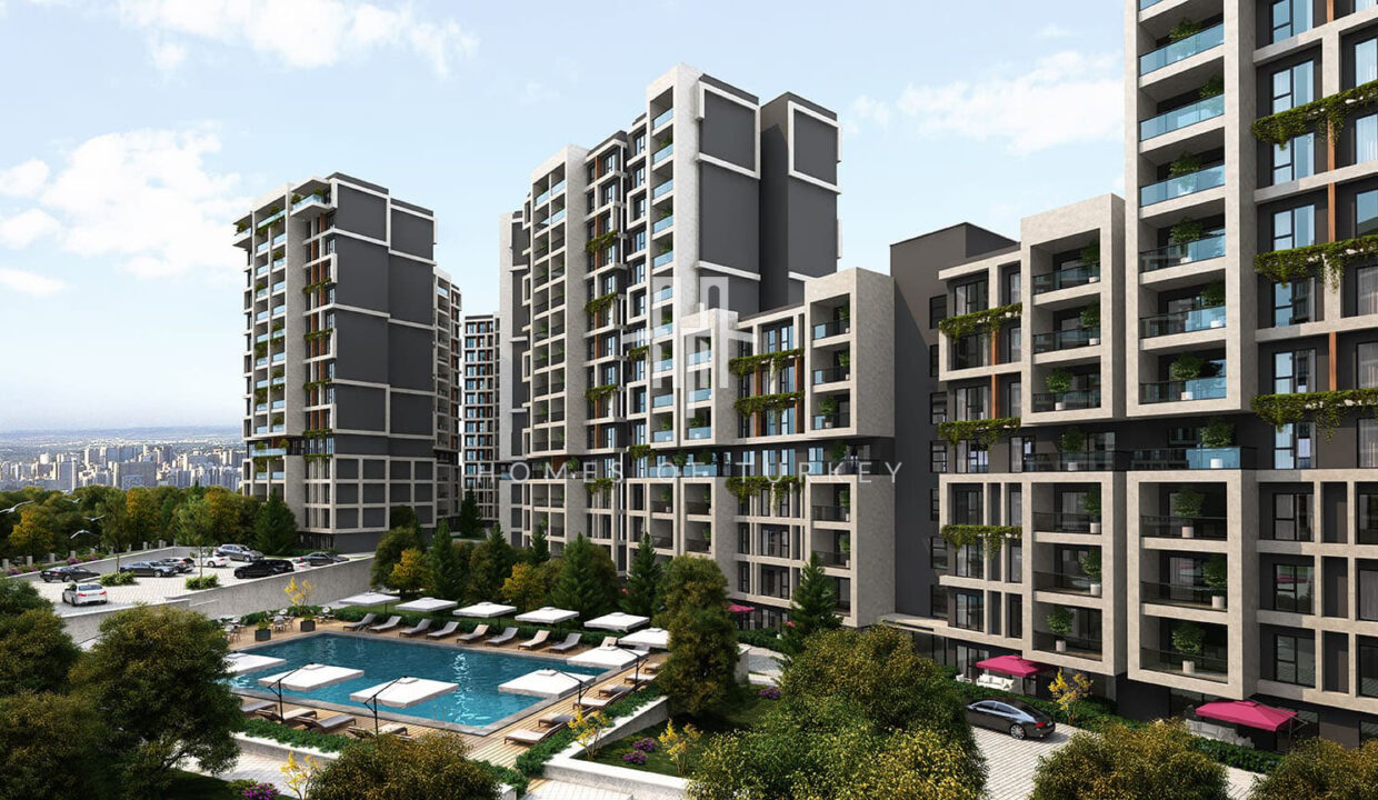 Apartments with a View in a Complex Site in Kartal Within Walking Distance to the Metro 6
