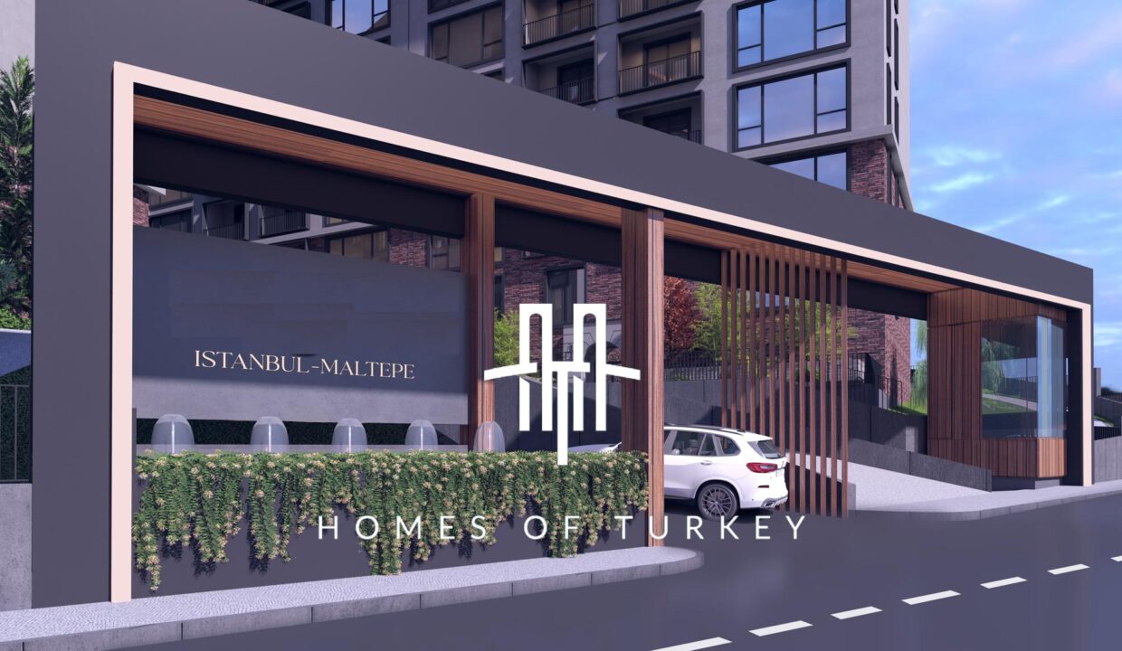 City and Sea View Apartments in 24 Months Installment in Maltepe 9