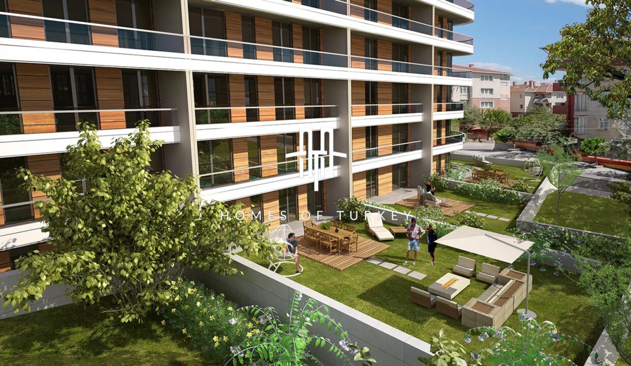 Flats for Sale in Installments with Panoramic Sea and Forest View in Pendik 9,