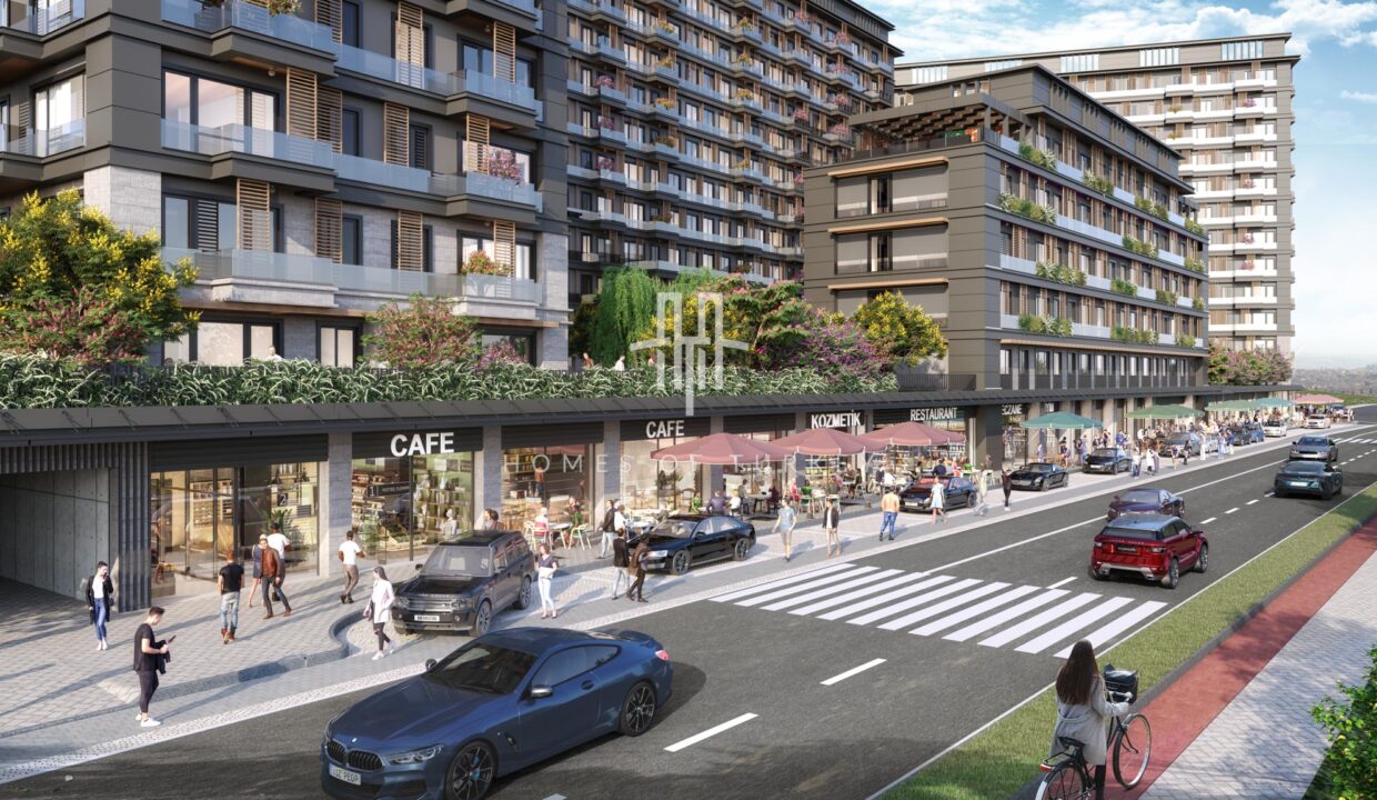 Flats with a View in Social Life and Next to the Metro Station in Maltepe 10