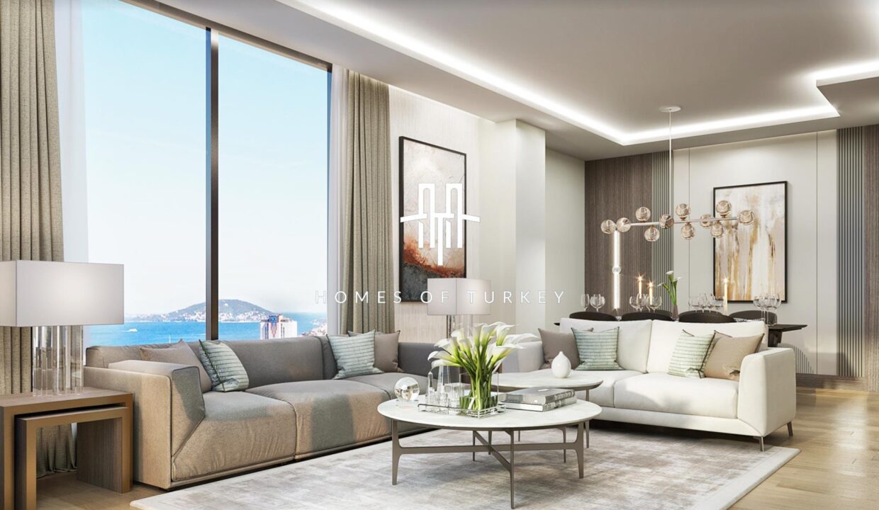 Flats with a View in Social Life and Next to the Metro Station in Maltepe 12
