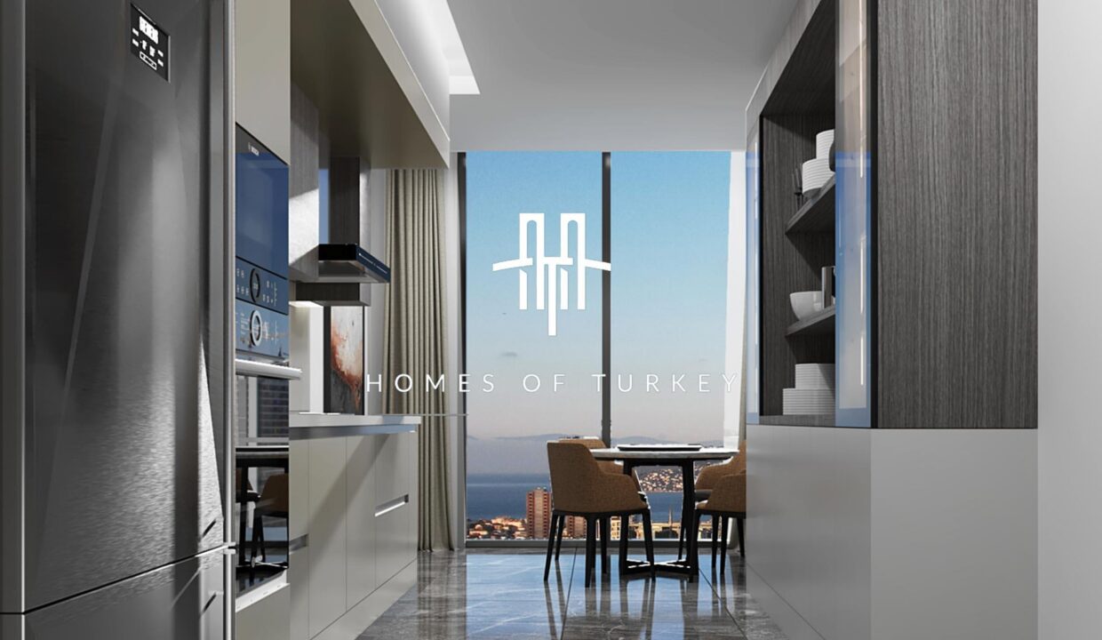 Flats with a View in Social Life and Next to the Metro Station in Maltepe 14