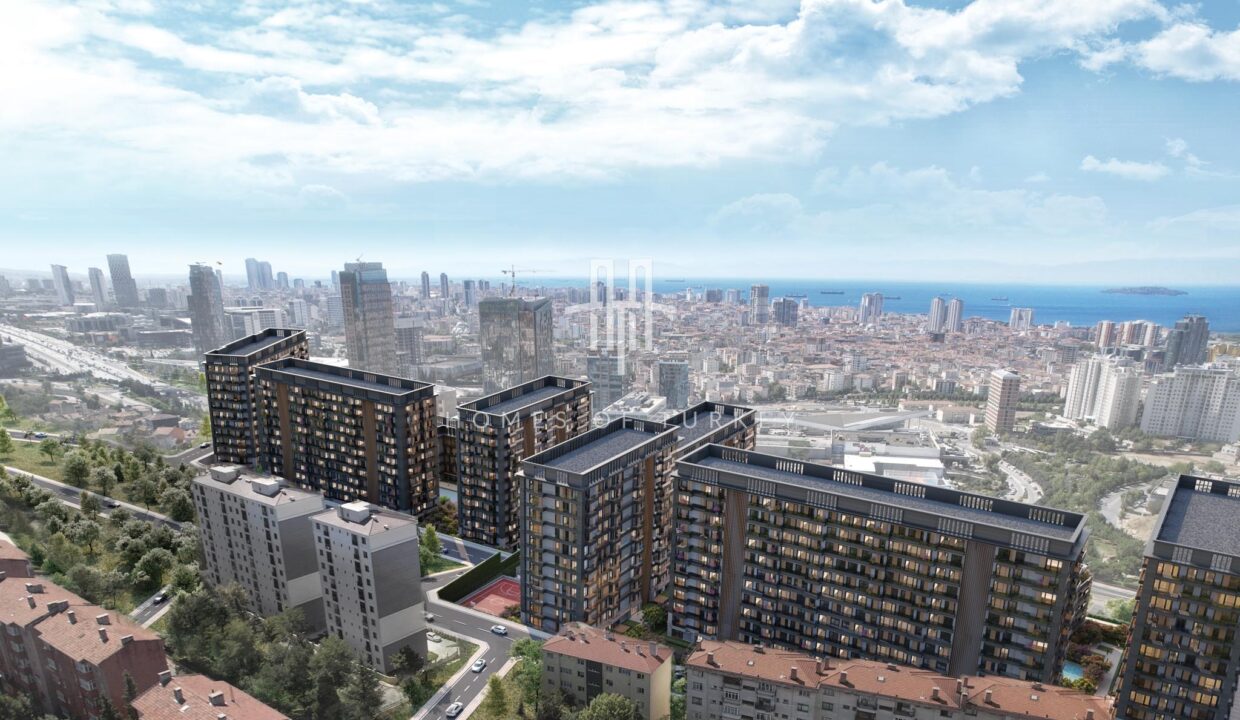 Flats with a View in Social Life and Next to the Metro Station in Maltepe 3