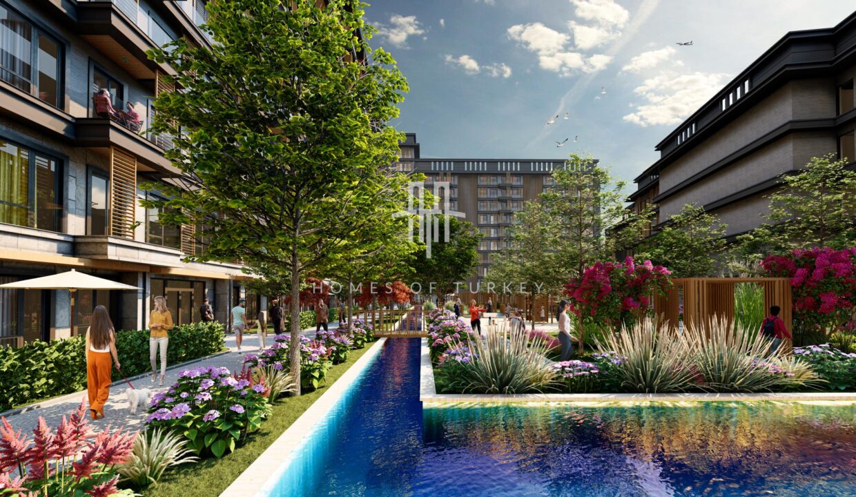 Flats with a View in Social Life and Next to the Metro Station in Maltepe 6