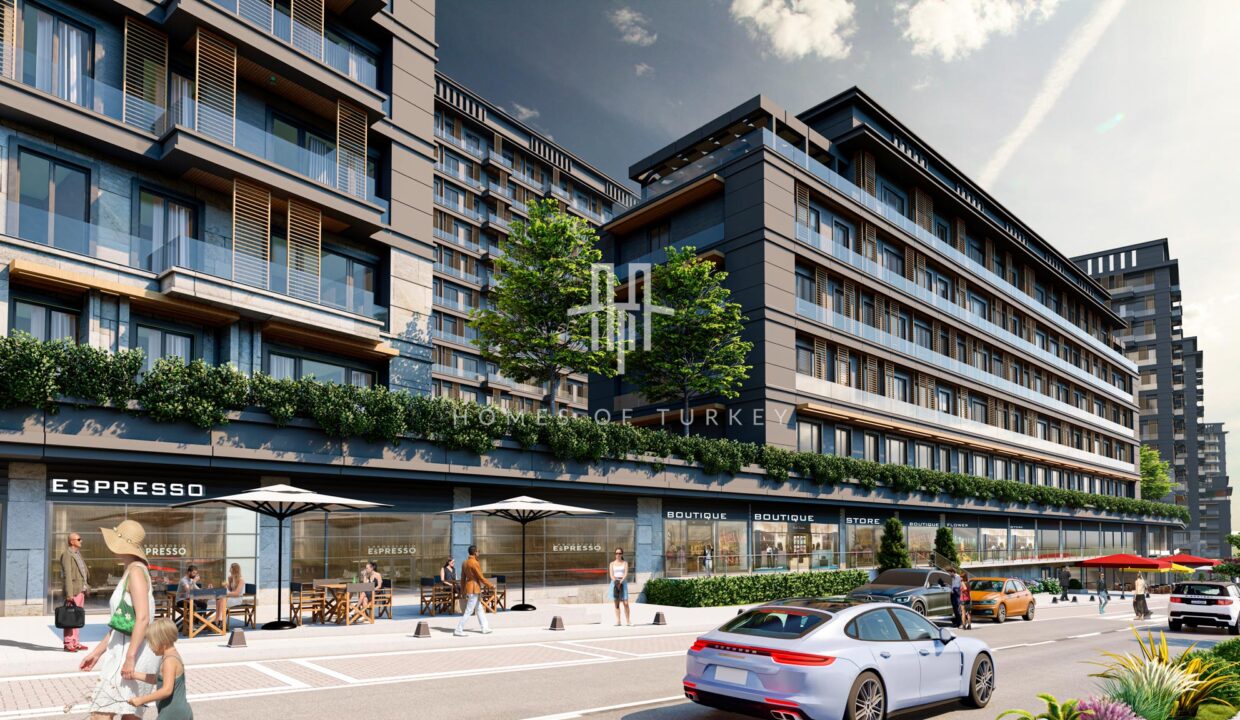 Flats with a View in Social Life and Next to the Metro Station in Maltepe 8