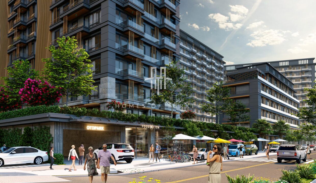 Flats with a View in Social Life and Next to the Metro Station in Maltepe 9