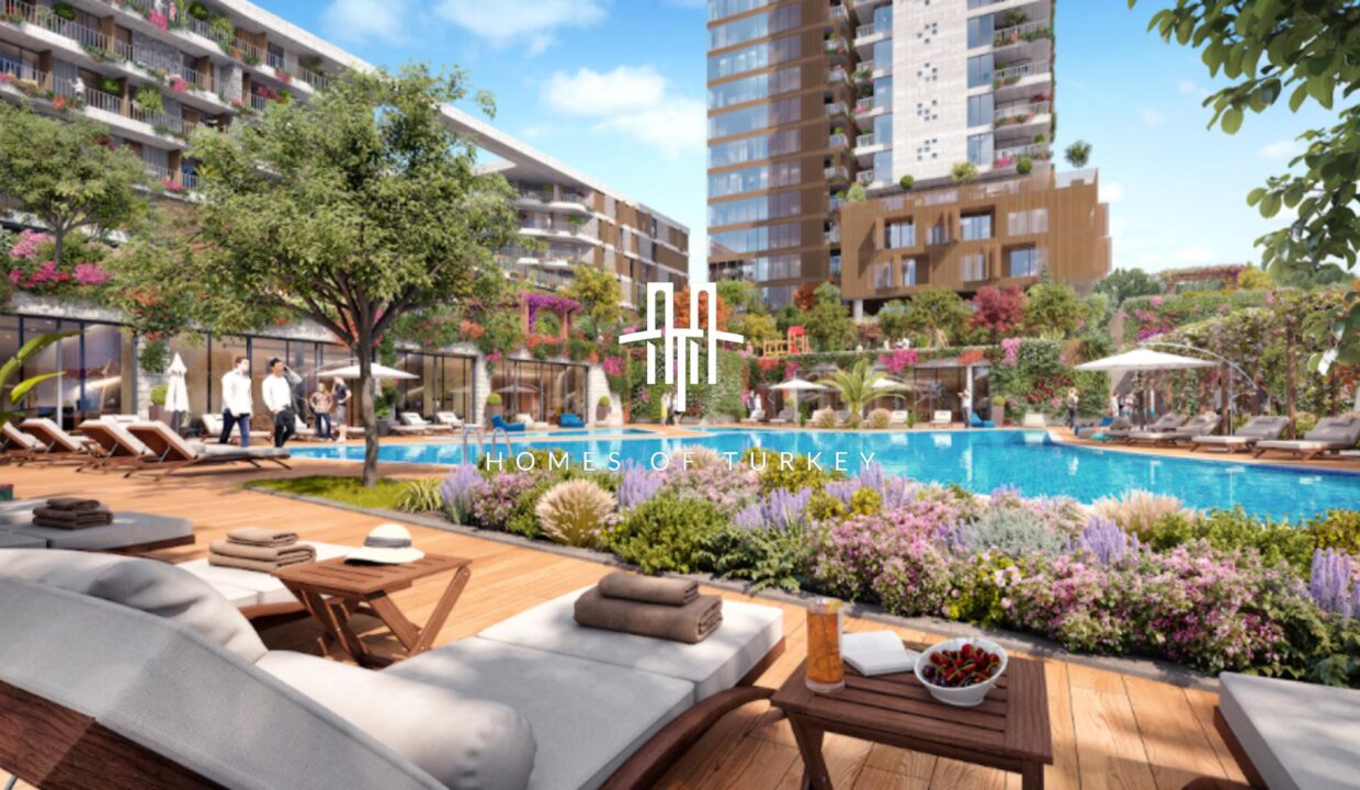 High Ceiling Investment Apartments in a Complex Full of Social Wealth in the Most Prestigious Area of ​​Ümraniye 11
