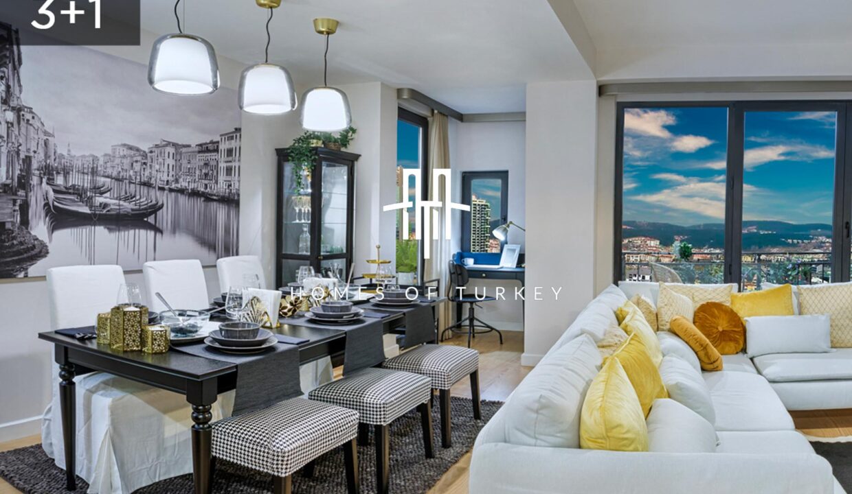 High Ceiling Investment Apartments in a Complex Full of Social Wealth in the Most Prestigious Area of ​​Ümraniye 17