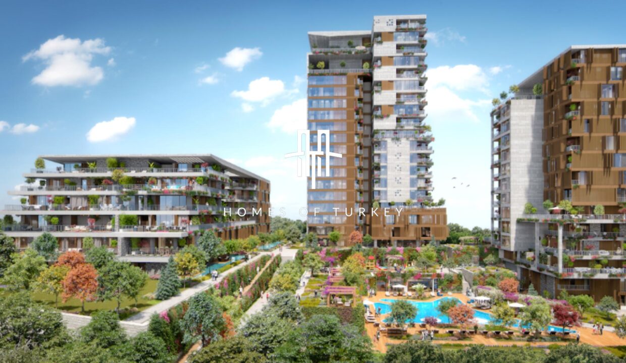 High Ceiling Investment Apartments in a Complex Full of Social Wealth in the Most Prestigious Area of ​​Ümraniye 2,