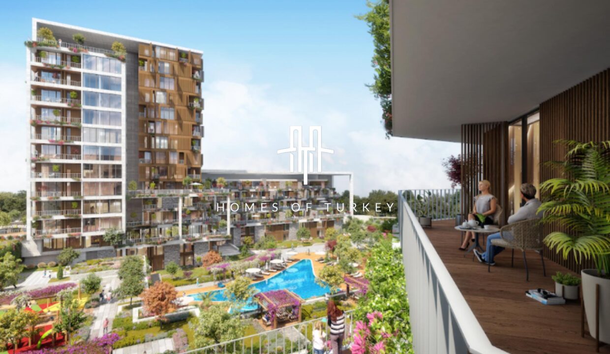 High Ceiling Investment Apartments in a Complex Full of Social Wealth in the Most Prestigious Area of ​​Ümraniye 9