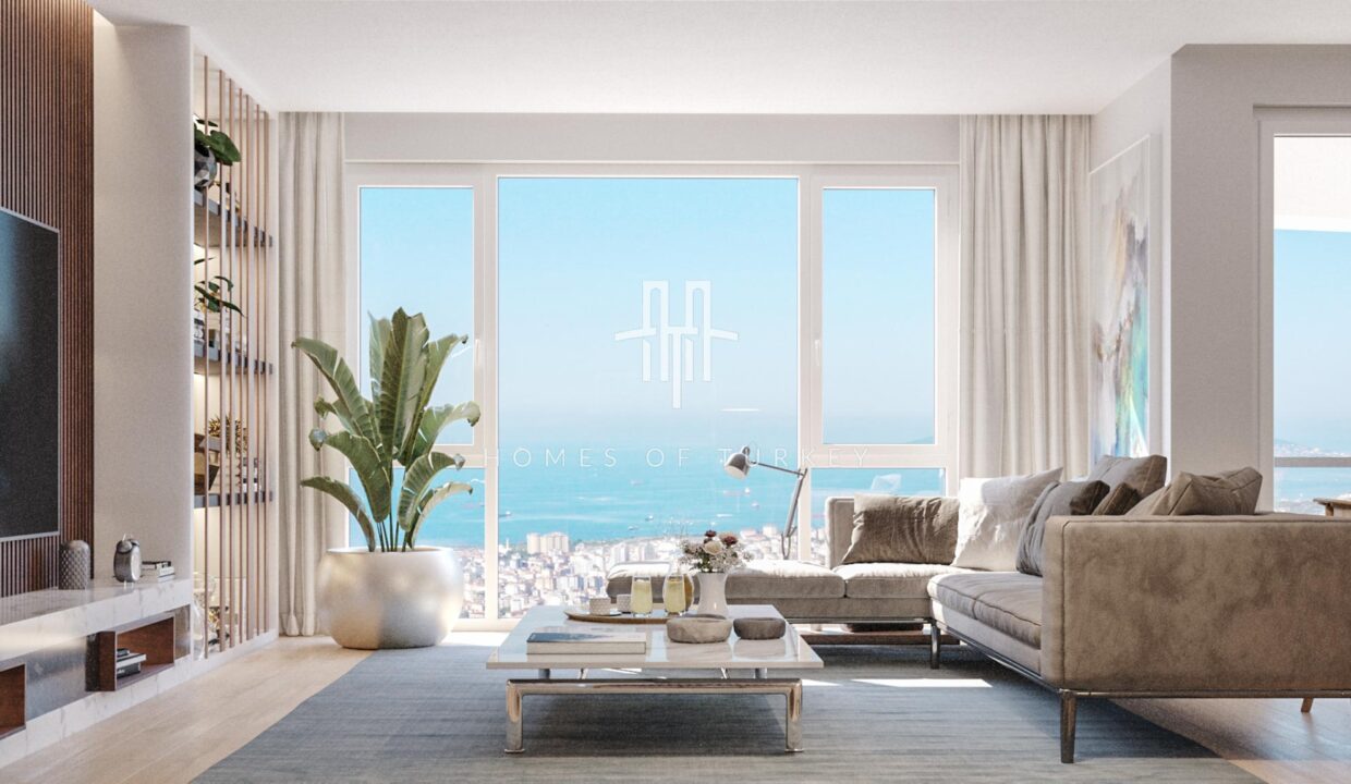 Installment Apartments with Sea and Island Views in a Great Location in Pendik 13