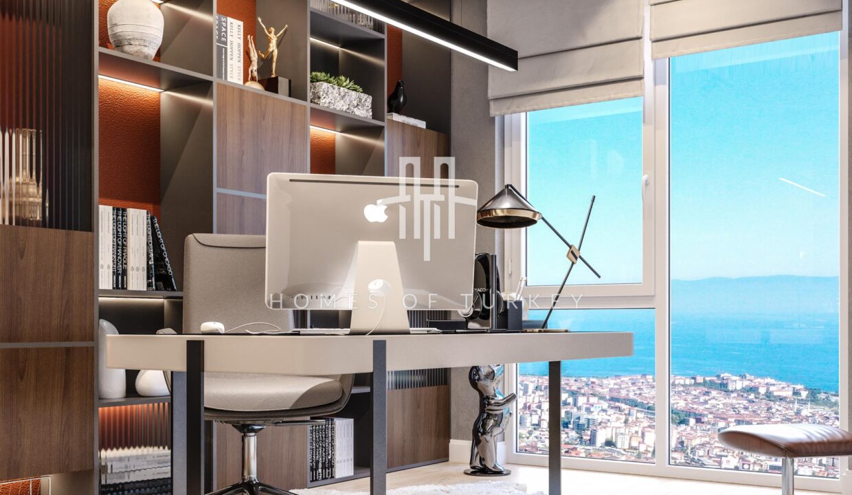 Installment Apartments with Sea and Island Views in a Great Location in Pendik 17