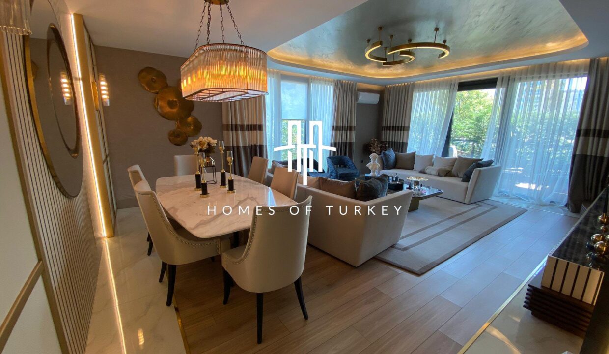Modern Apartments for Sale in a Secure Complex with Sea View Neighboring the Marina in Beylikdüzü 17,