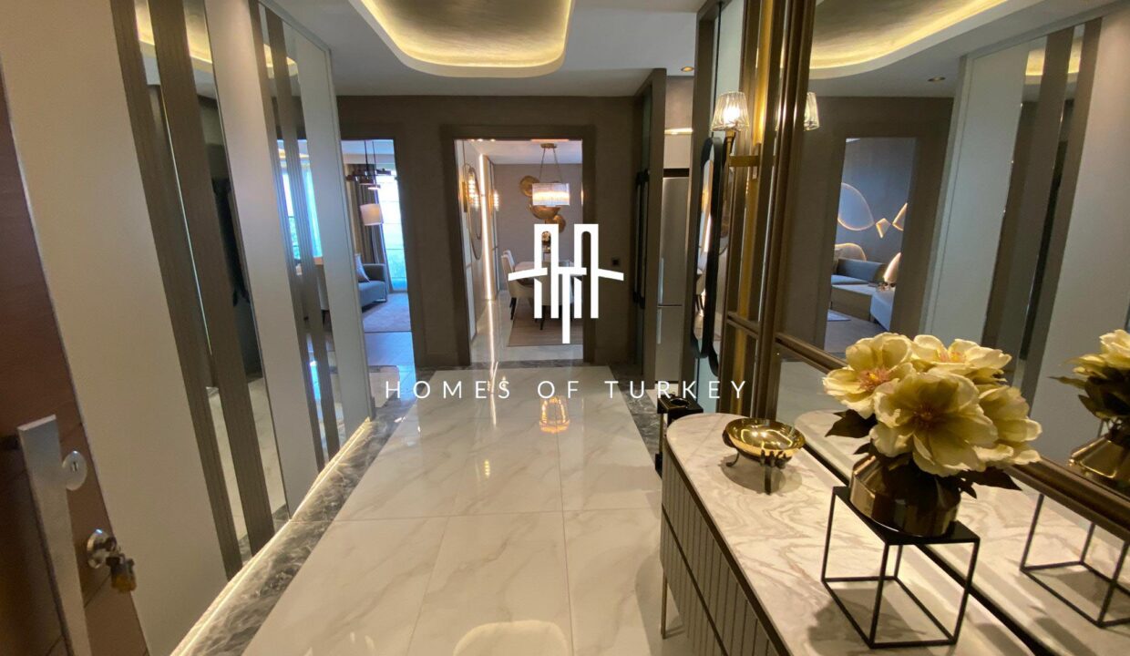 Modern Apartments for Sale in a Secure Complex with Sea View Neighboring the Marina in Beylikdüzü 18,