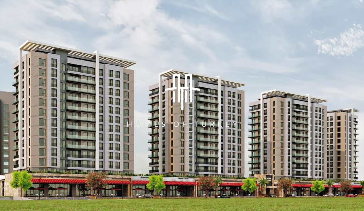 Modern Apartments for Sale in a Secure Complex with Sea View Neighboring the Marina in Beylikdüzü 2