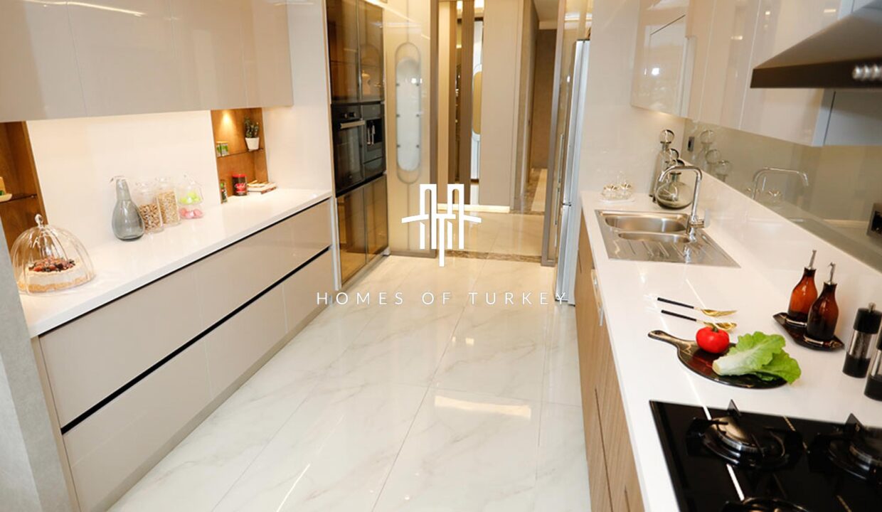 Modern Apartments for Sale in a Secure Complex with Sea View Neighboring the Marina in Beylikdüzü 21,
