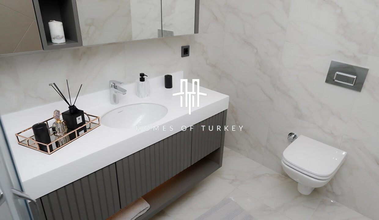 Modern Apartments for Sale in a Secure Complex with Sea View Neighboring the Marina in Beylikdüzü 23,