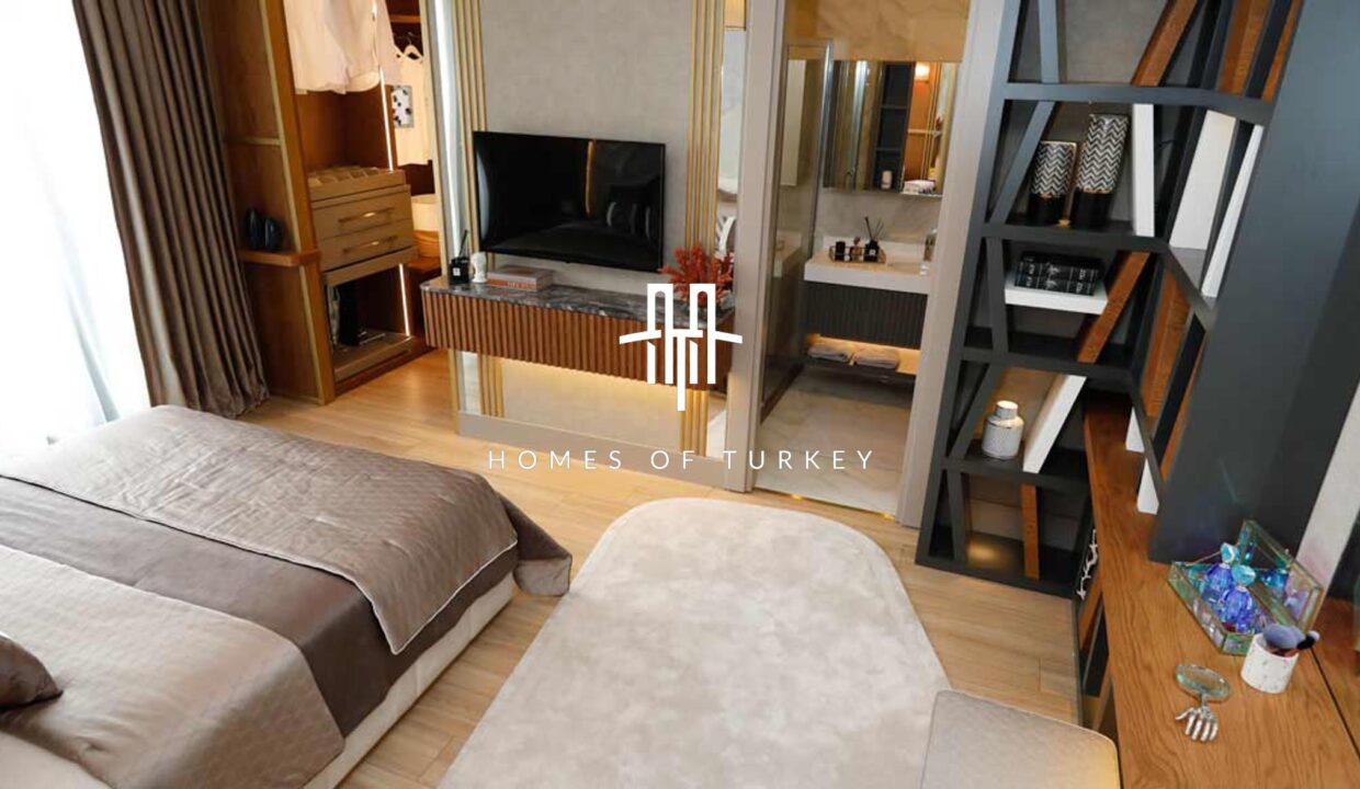 Modern Apartments for Sale in a Secure Complex with Sea View Neighboring the Marina in Beylikdüzü 26,